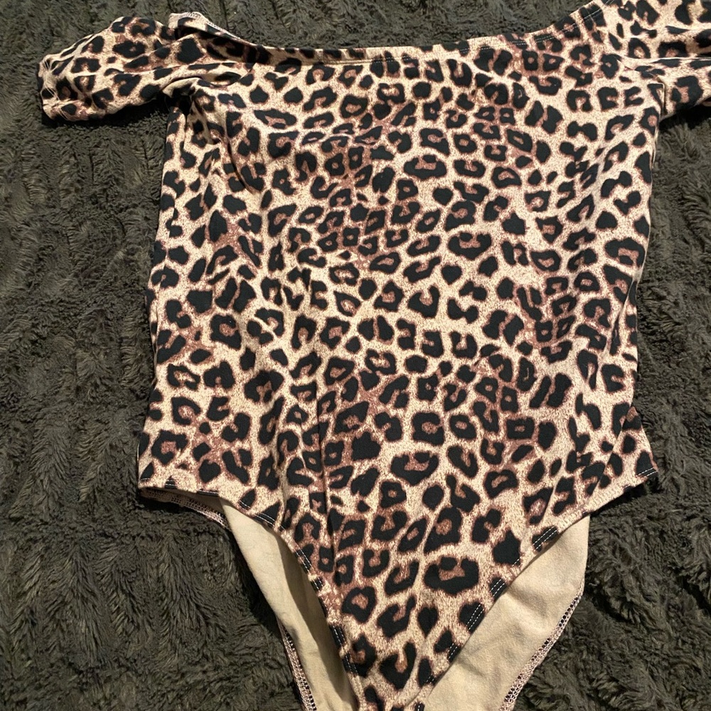 Leopard print body suit new without tags